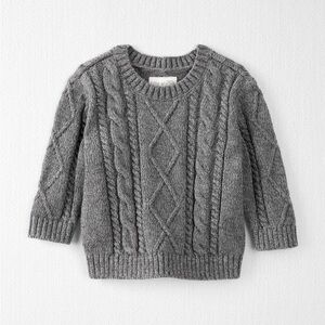 Carter's Gray Cable Knit Sweater